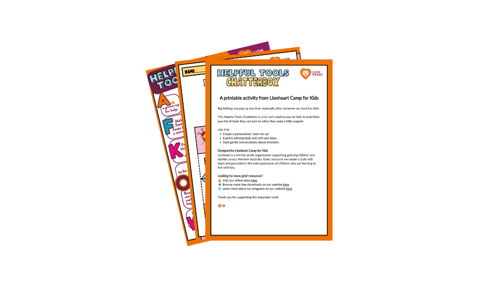 Helpful Tools Chatterbox (Printable PDF)
